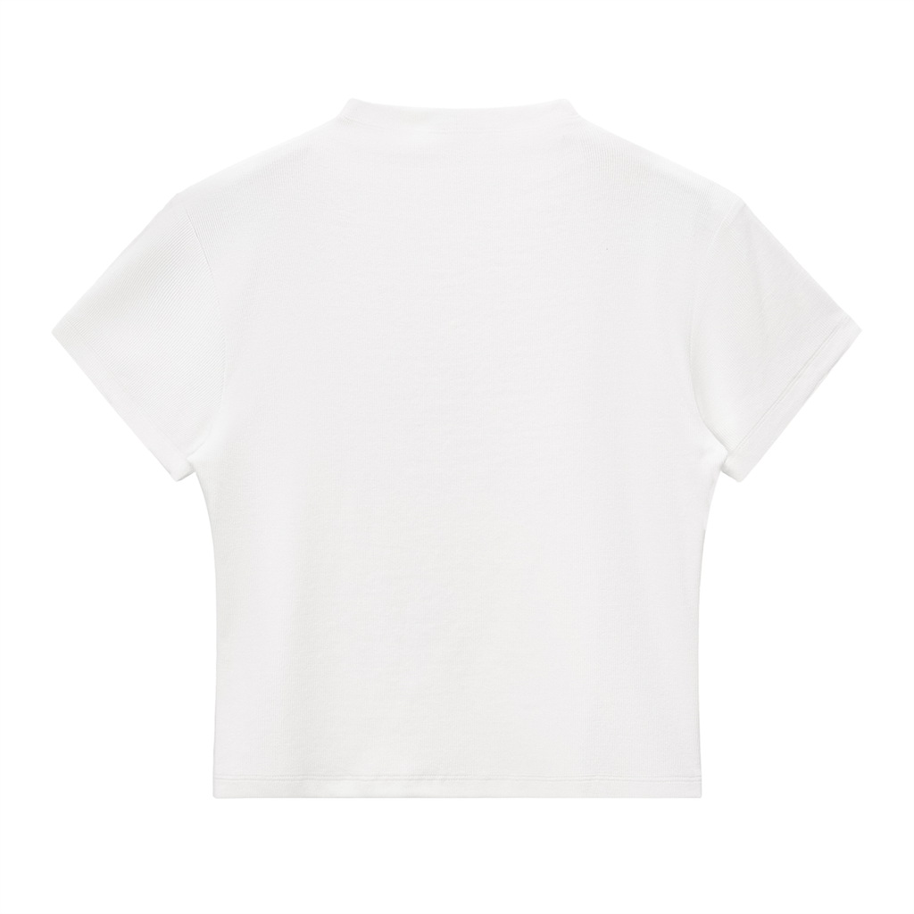 Basileia - Women's Slim Fit Mock Neck Tee