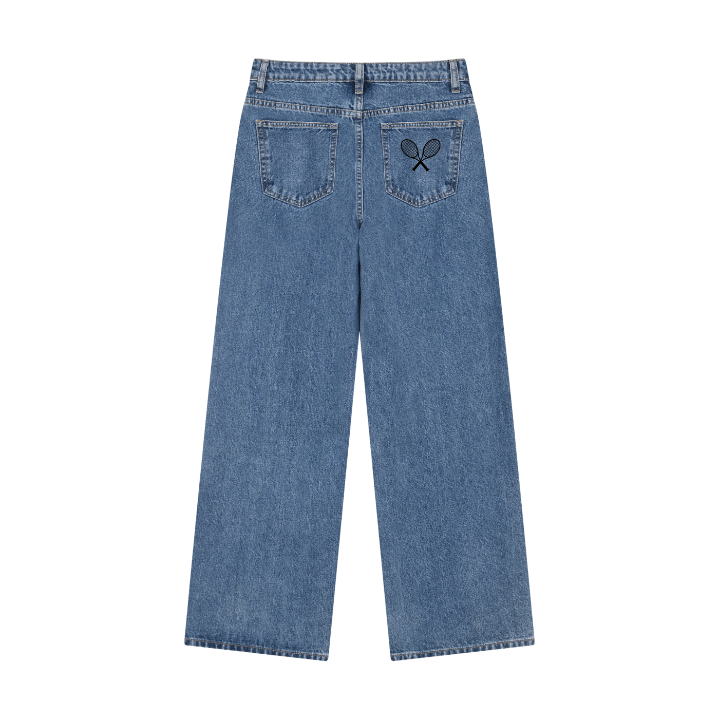 Basileia - Women’s Wide Leg Denim Jeans