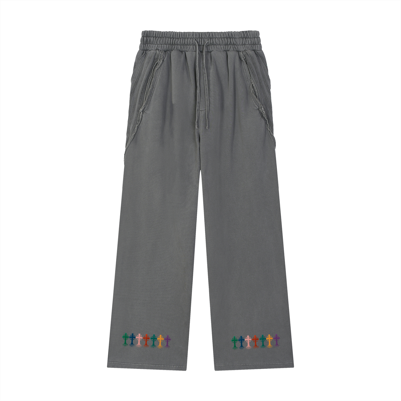Basileia 1000 - Everlasting Life Raw Edge Sweatpants