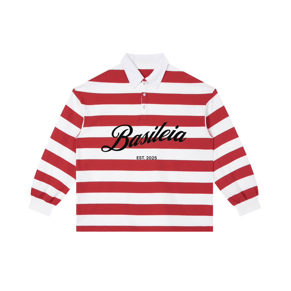 Basileia - Stripe Polo Shirt
