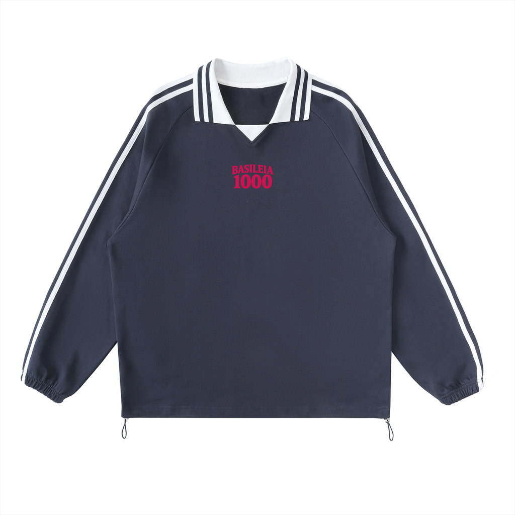 Basileia 1000 - Contrast striped sweatshirt