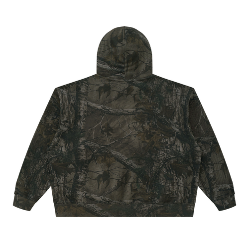 Basileia - Camo Boxy Hoodie