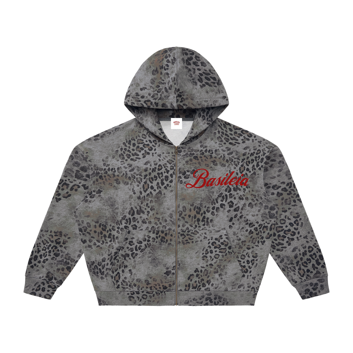 Basileia - Vintage  Leopard Print Jacket