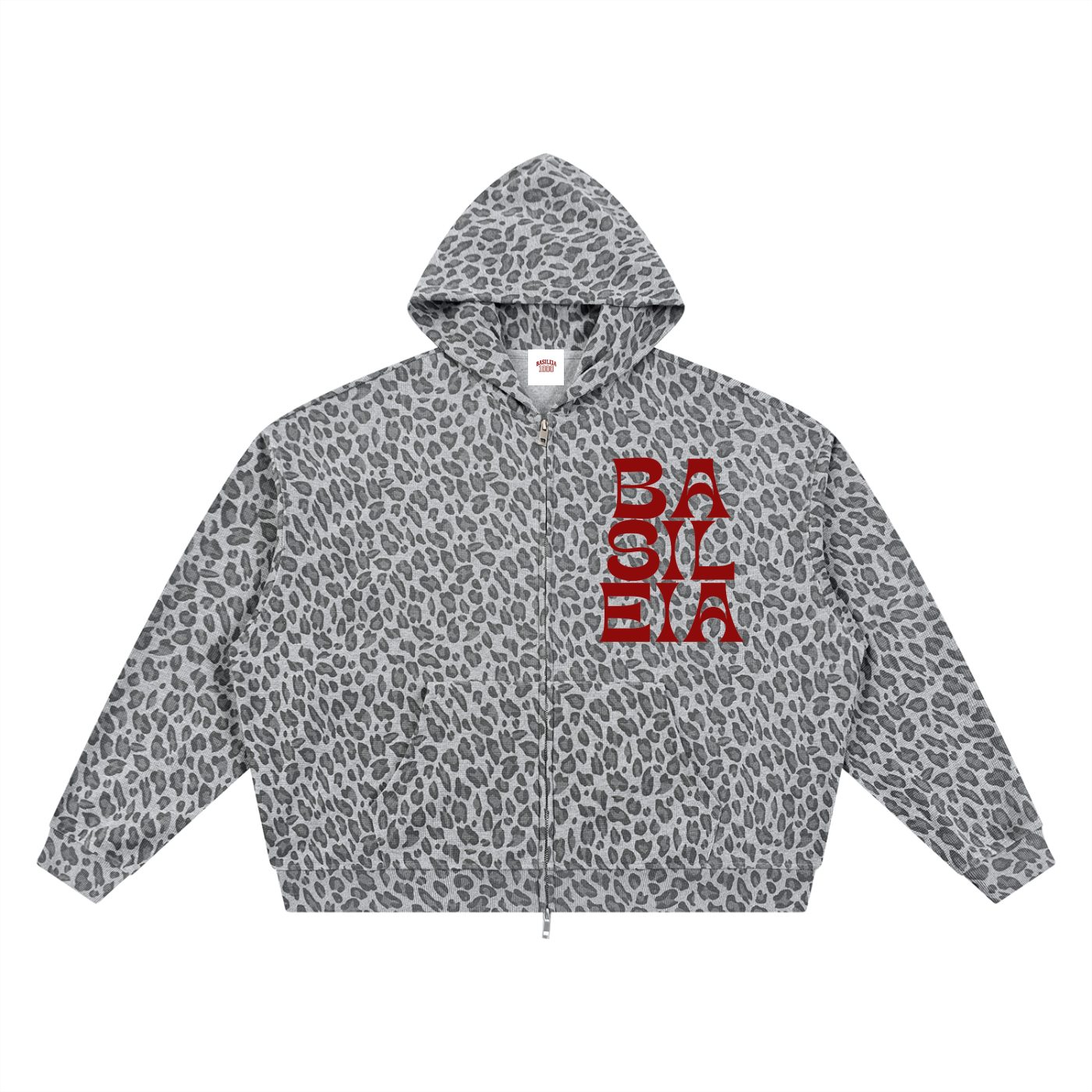 Basileia - Leopard Print Zip Up