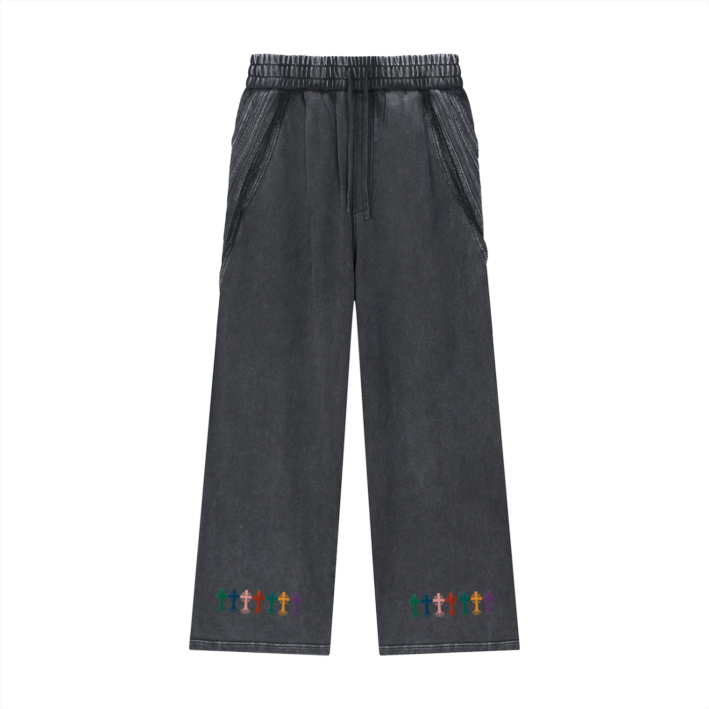 Basileia 1000 - Everlasting Life Raw Edge Sweatpants