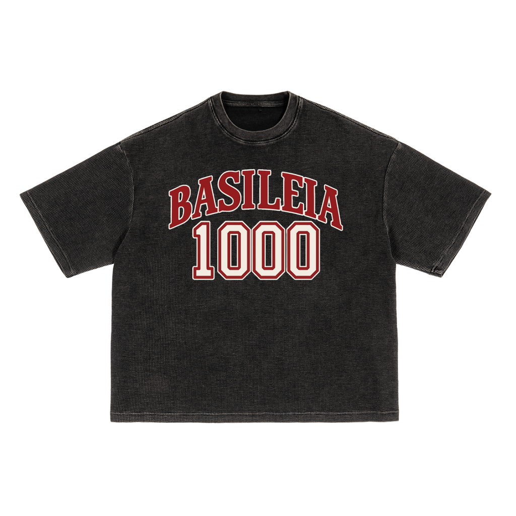 Basileia 1000 - Waffle Washed Boxy Tee