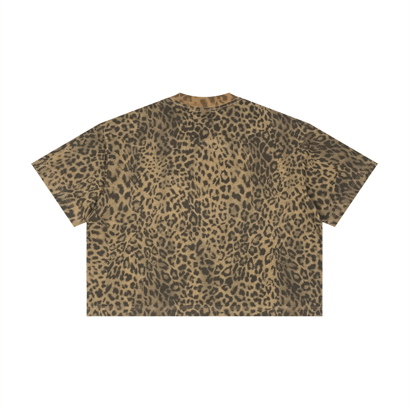 Basileia - Leopard Print Boxy T-Shirt