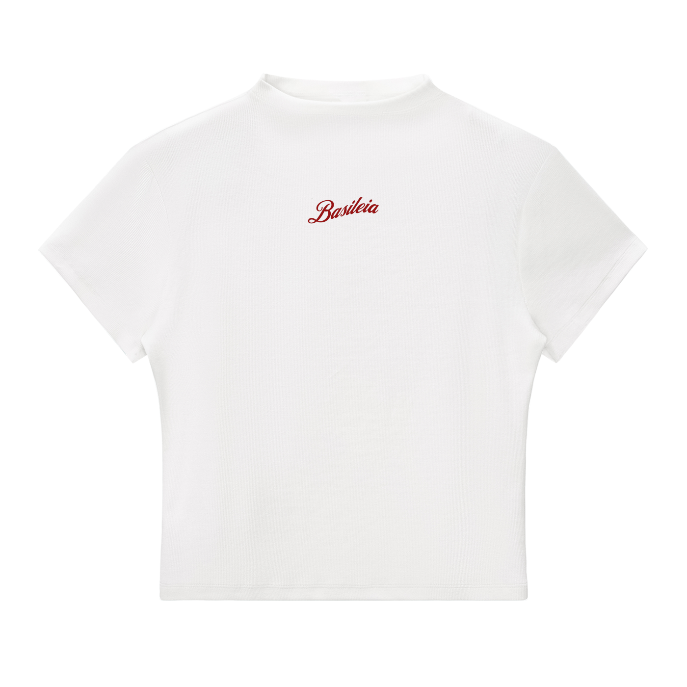 Basileia - Women's Slim Fit Mock Neck Tee