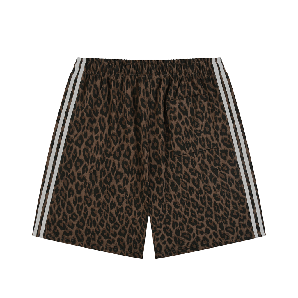 Basileia - Leopard Drawstring Shorts