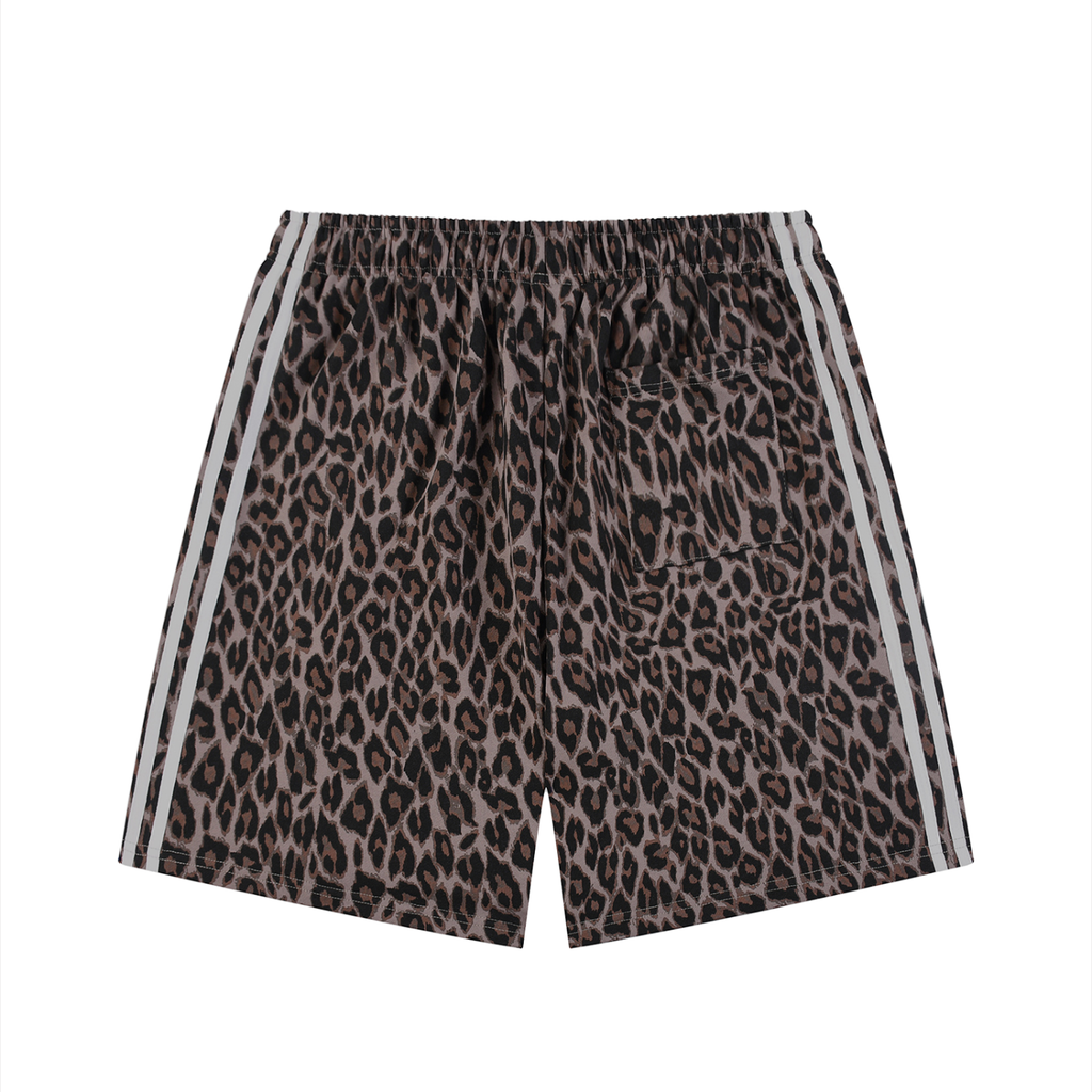 Basileia - Leopard Drawstring Shorts