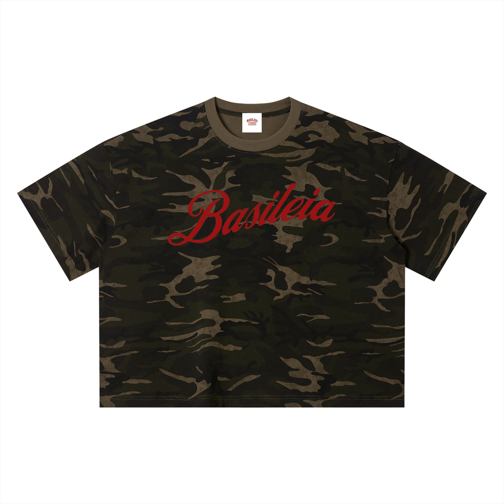 Basileia - Camo Boxy Tee
