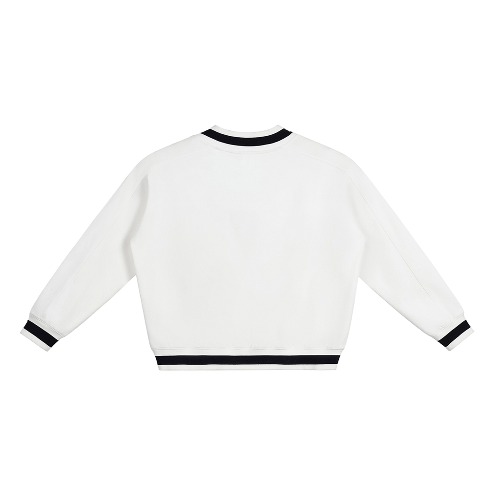 Basileia 1000 - V-Neck Contrast Sweatshirt