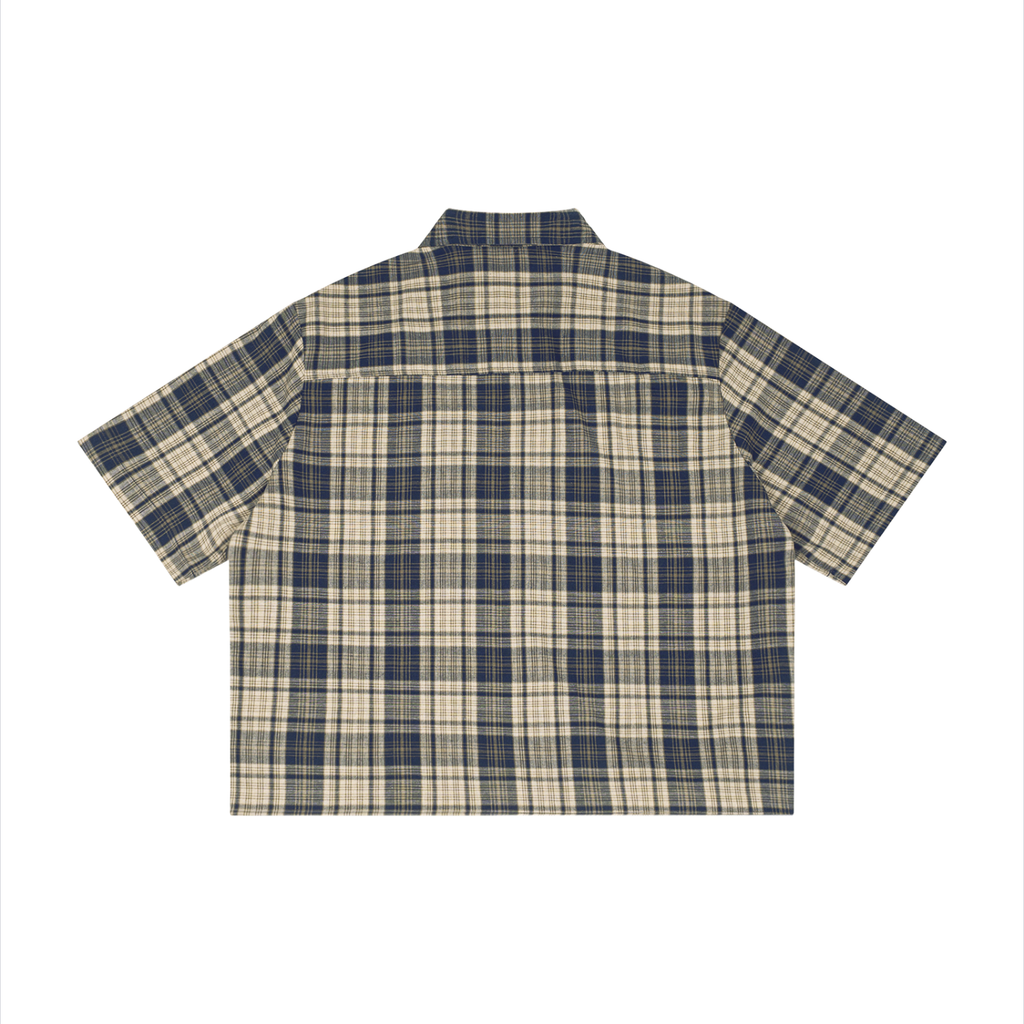 Basileia - Plaid Boxy Button-Up