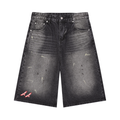 Basileia - Vintage Wash Denim Shorts